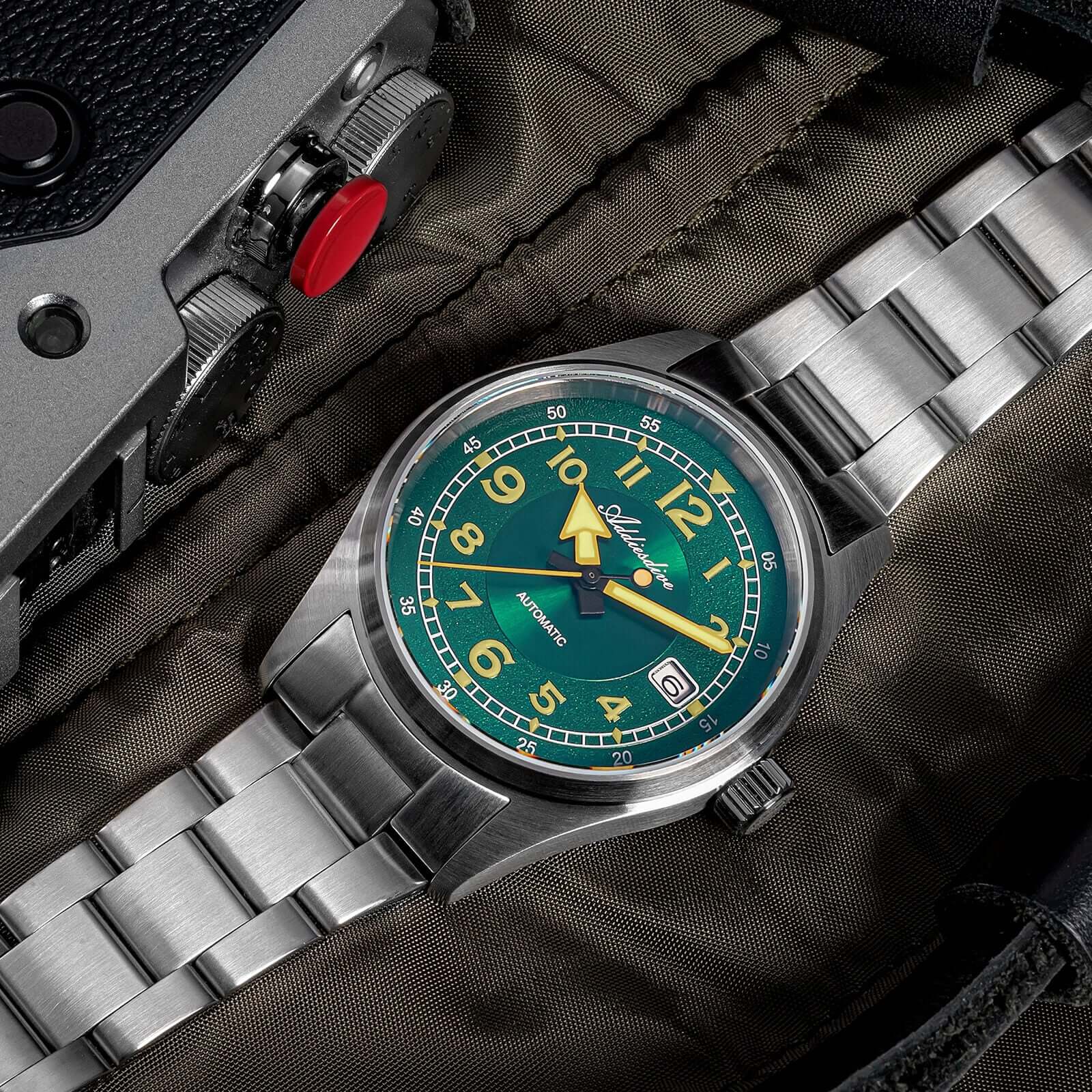U.S. Warehouse -ADDIESDIVE 39mm Explore Retro Mechanical Men Watch AD2055 - Image 11