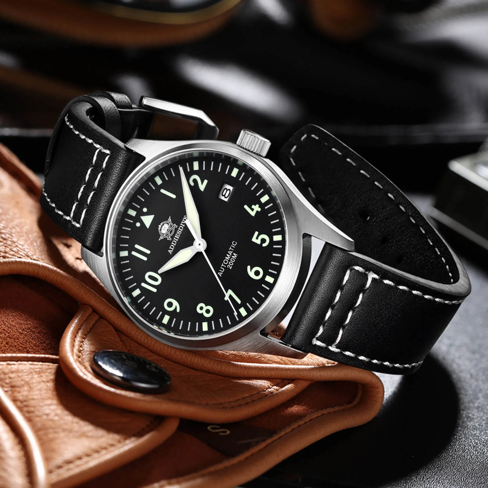ADDIESDIVE®39mm Men's Elegant Automatic Watch NH35A/8215 Movement (MY-H2) - Image 13