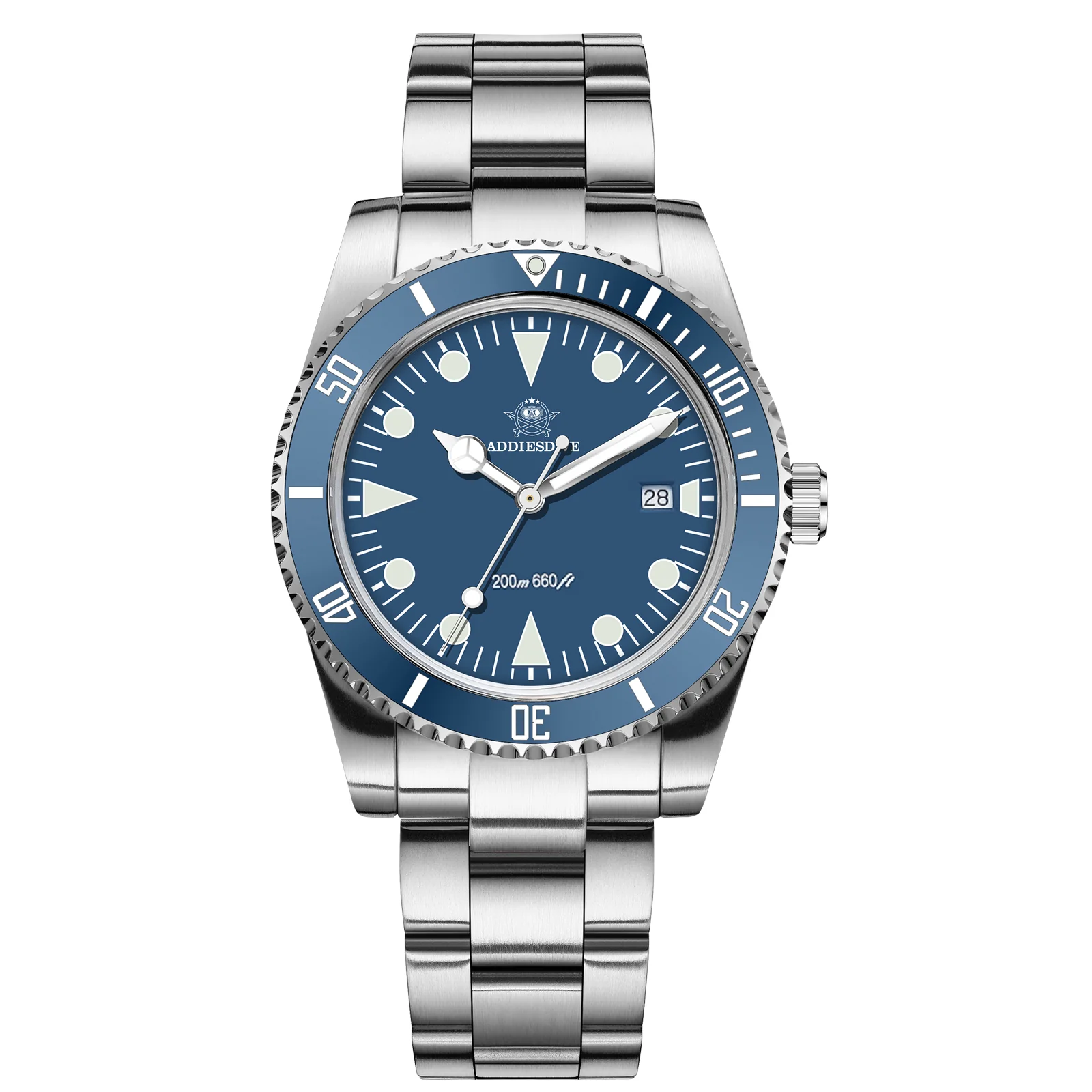 U.S. Warehouse -ADDIESDIVE 39mm Quartz Watch with Bi-directional Rotating Bezel AD2068 - Image 15