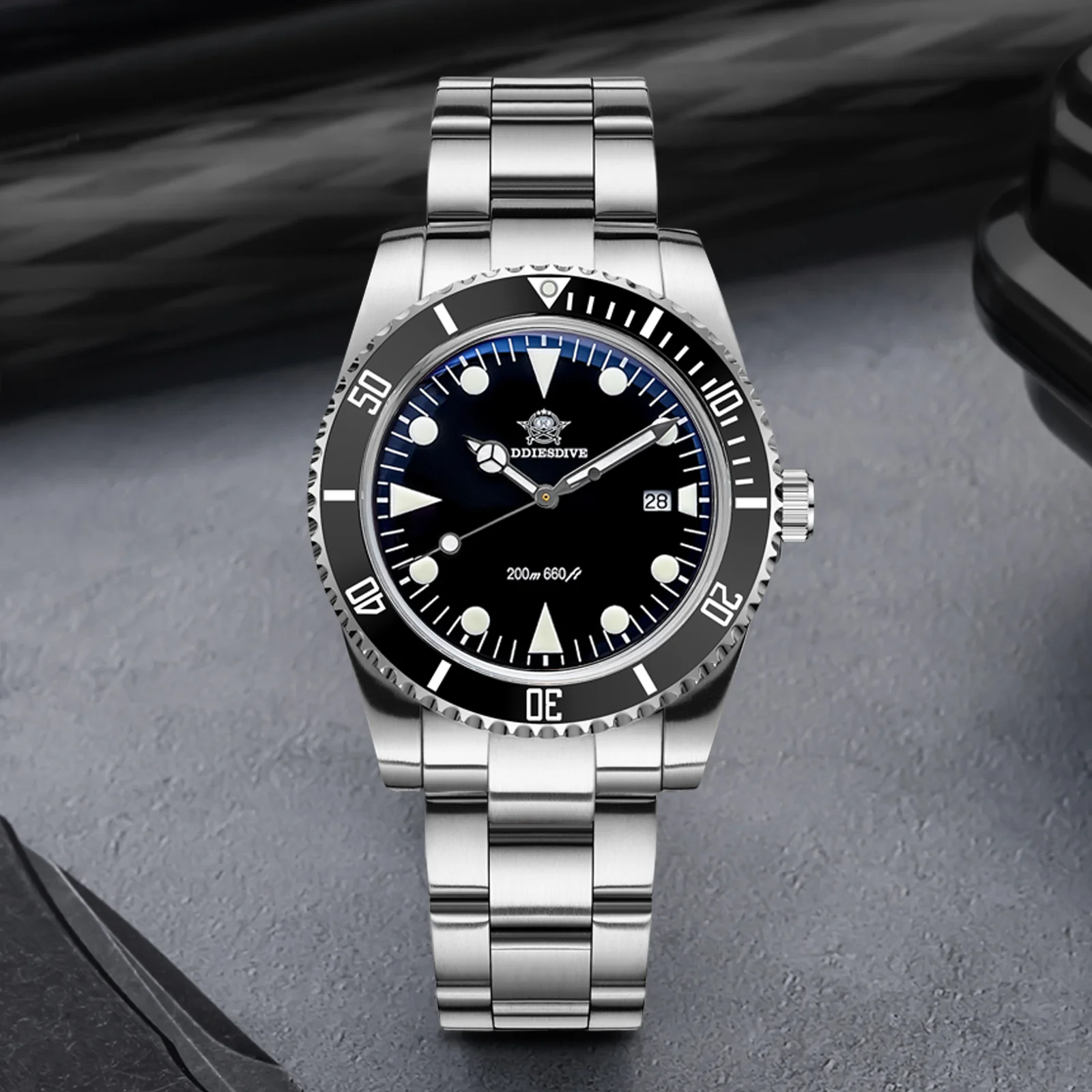 U.S. Warehouse -ADDIESDIVE 39mm Quartz Watch with Bi-directional Rotating Bezel AD2068 - Image 5