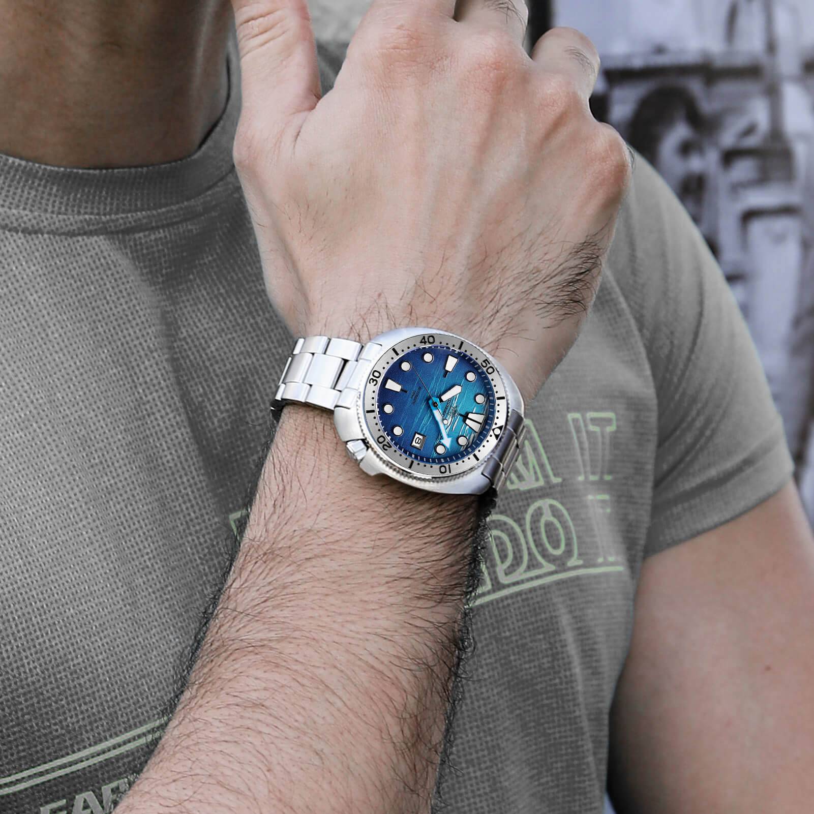 🔥Anniversary Sale🔥ADDIESDIVE 3D Turtle Dial Dive Watch（AD2045） - Image 12