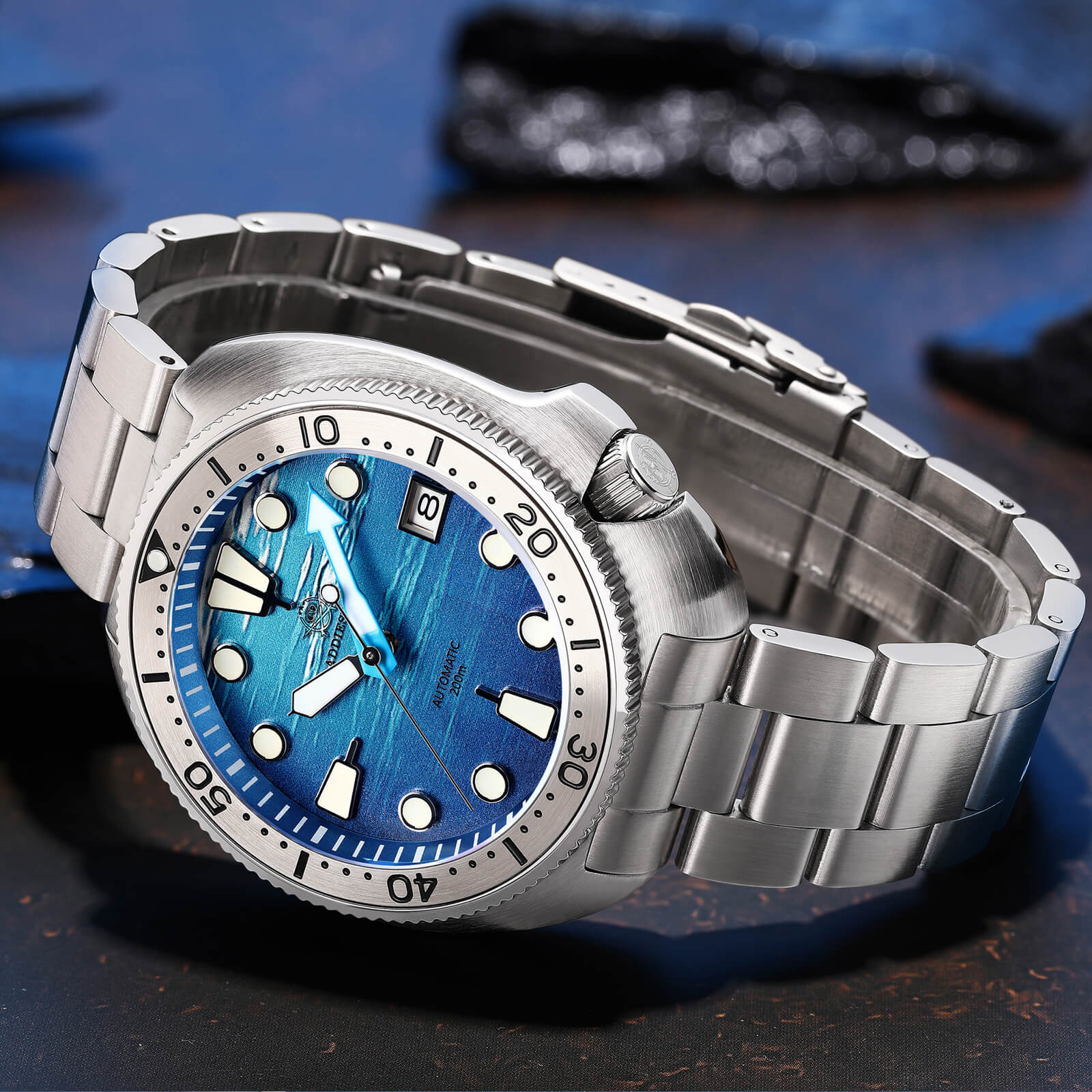 🔥Anniversary Sale🔥ADDIESDIVE 3D Turtle Dial Dive Watch（AD2045） - Image 5