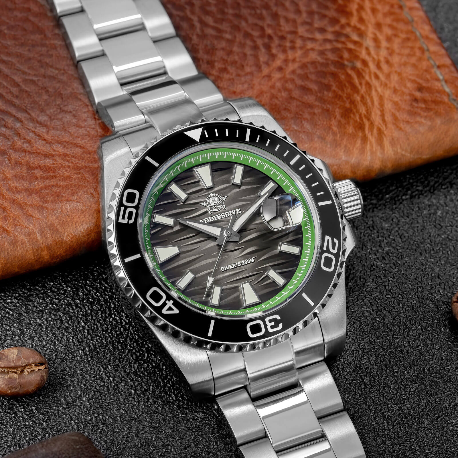 U.S. Warehouse -Addiesdive 41mm Diver Quartz Watch AD2514 - Image 12