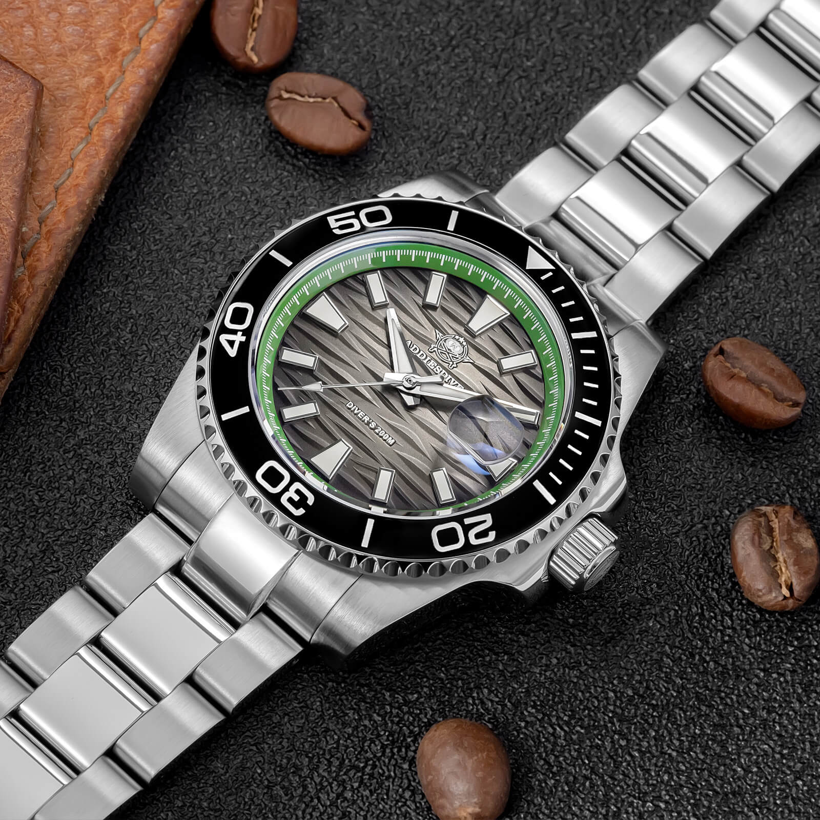 U.S. Warehouse -Addiesdive 41mm Diver Quartz Watch AD2514 - Image 13