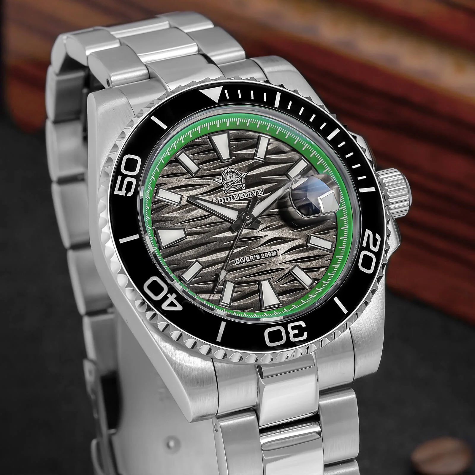 U.S. Warehouse -Addiesdive 41mm Diver Quartz Watch AD2514 - Image 14