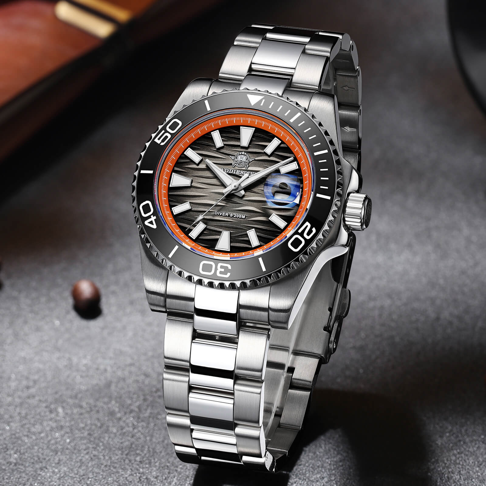 U.S. Warehouse -Addiesdive 41mm Diver Quartz Watch AD2514 - Image 4