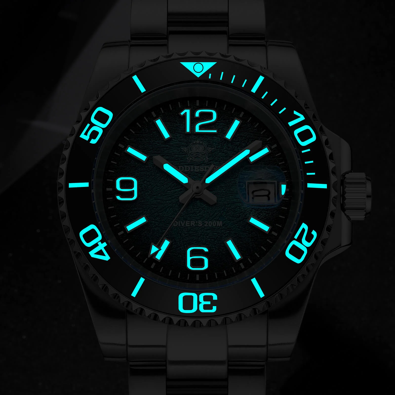 U.S. Warehouse -Addiesdive 41mm Modern Sub Quartz Watch with 200M Water Waterproof,AD2513 - Image 18