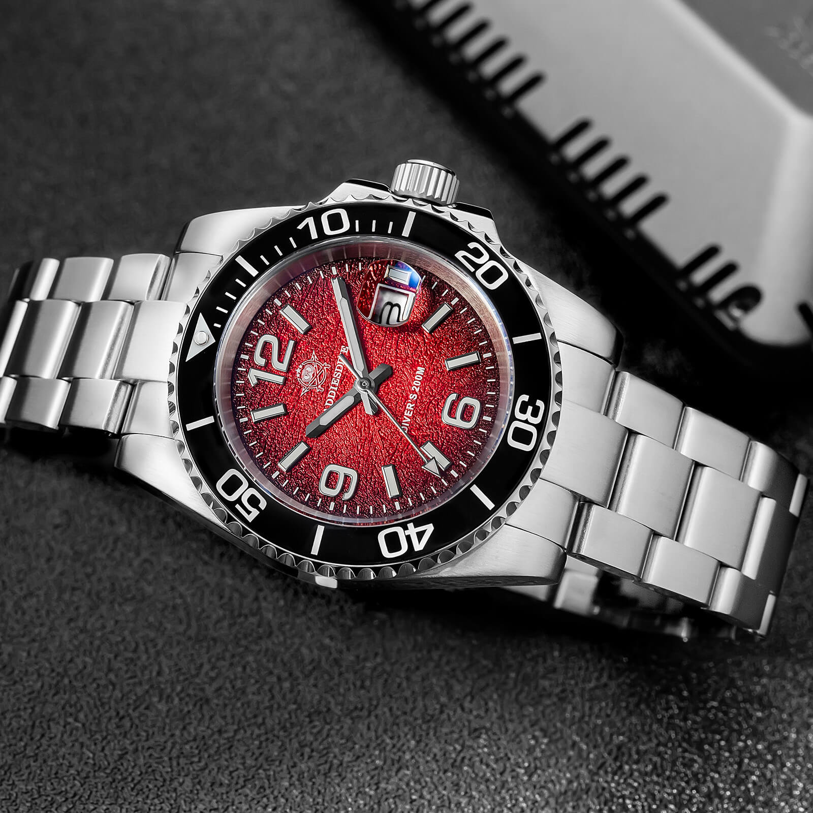 🔥Anniversary Sale🔥Addiesdive 41mm Modern Sub Quartz Watch with 200M Water Waterproof,AD2513 - Image 8