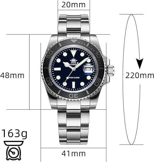 U.S. Warehouse -Addiesdive 41mm Quartz Watch Diver's 200M (MY-H3C) - Image 11