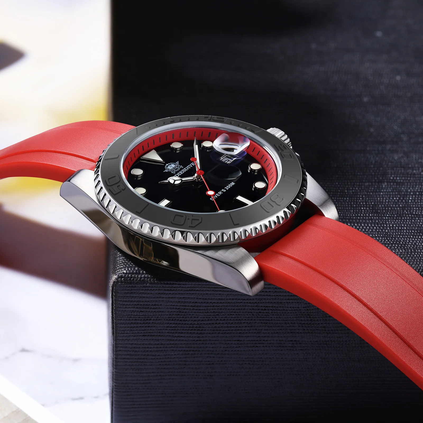 U.S. Warehouse -ADDIESDIVE 41mm Sports Quartz Watch Waterproof 200M (AD2040) - Image 17