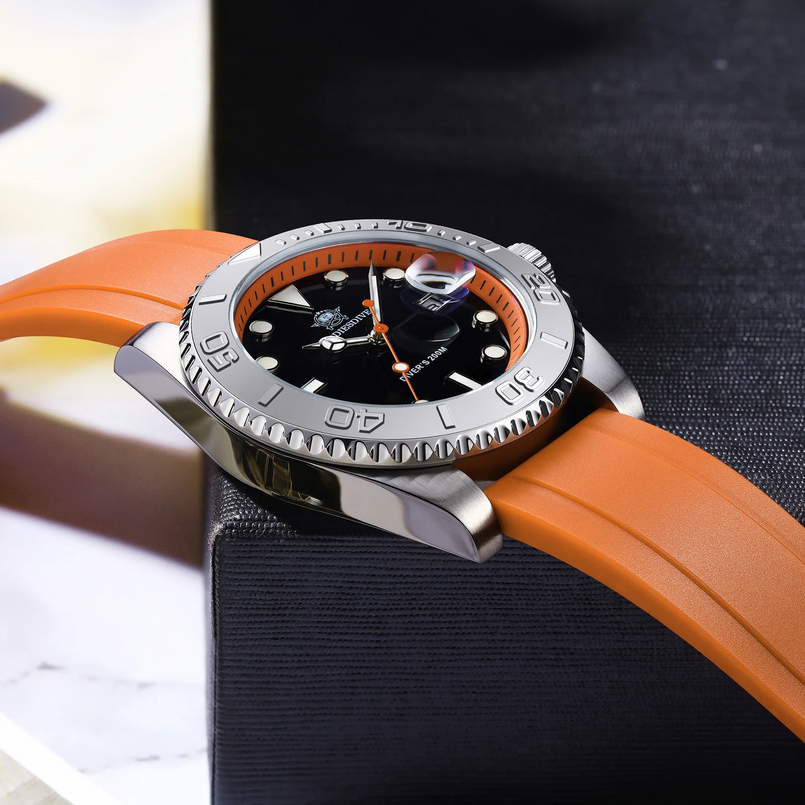 U.S. Warehouse -ADDIESDIVE 41mm Sports Quartz Watch Waterproof 200M (AD2040) - Image 4