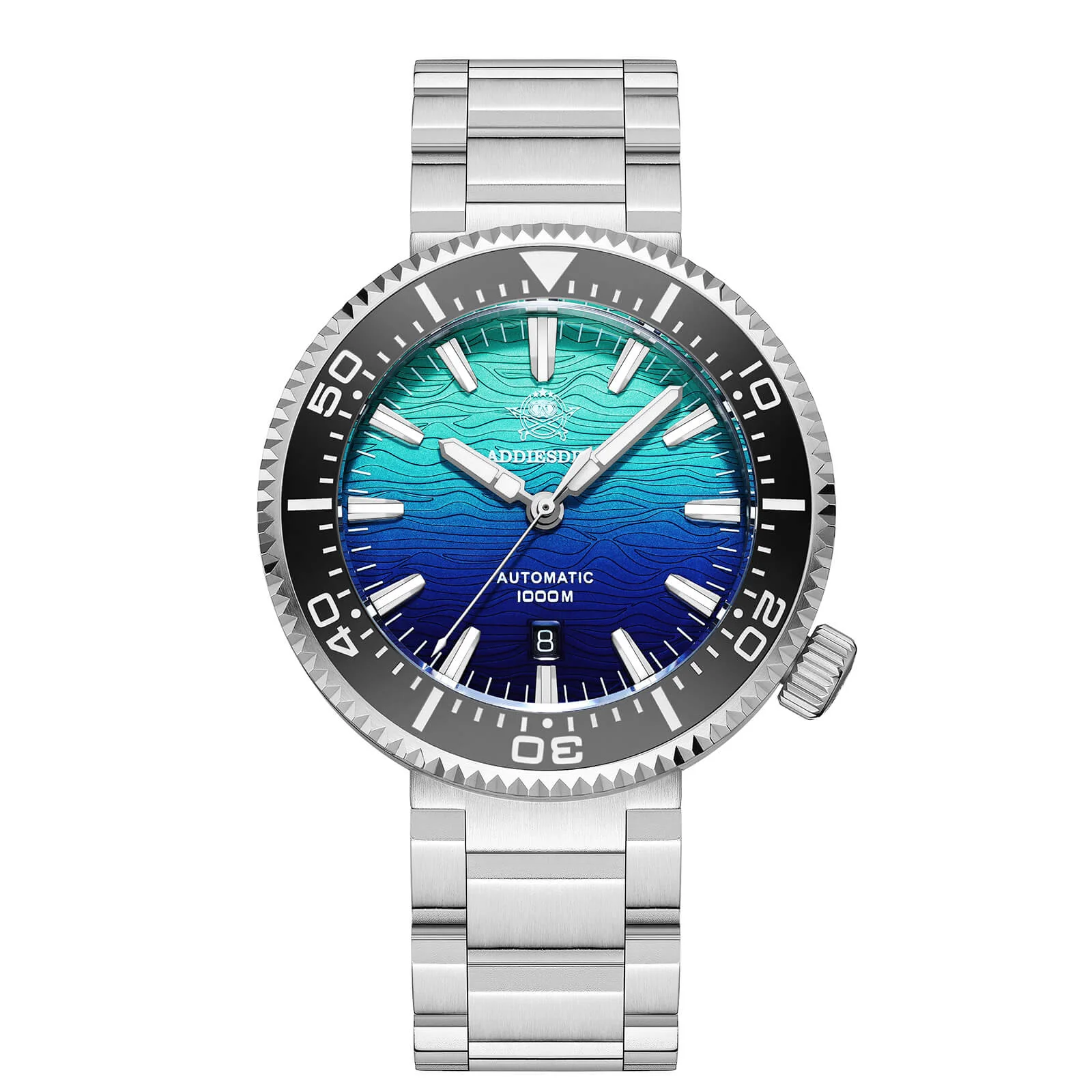 U.S. Warehouse -Addiesdive 46mm Puck Style Diver Watch AD2526 – 1000M Water Resistant, Japan 8215 Automatic - Image 2