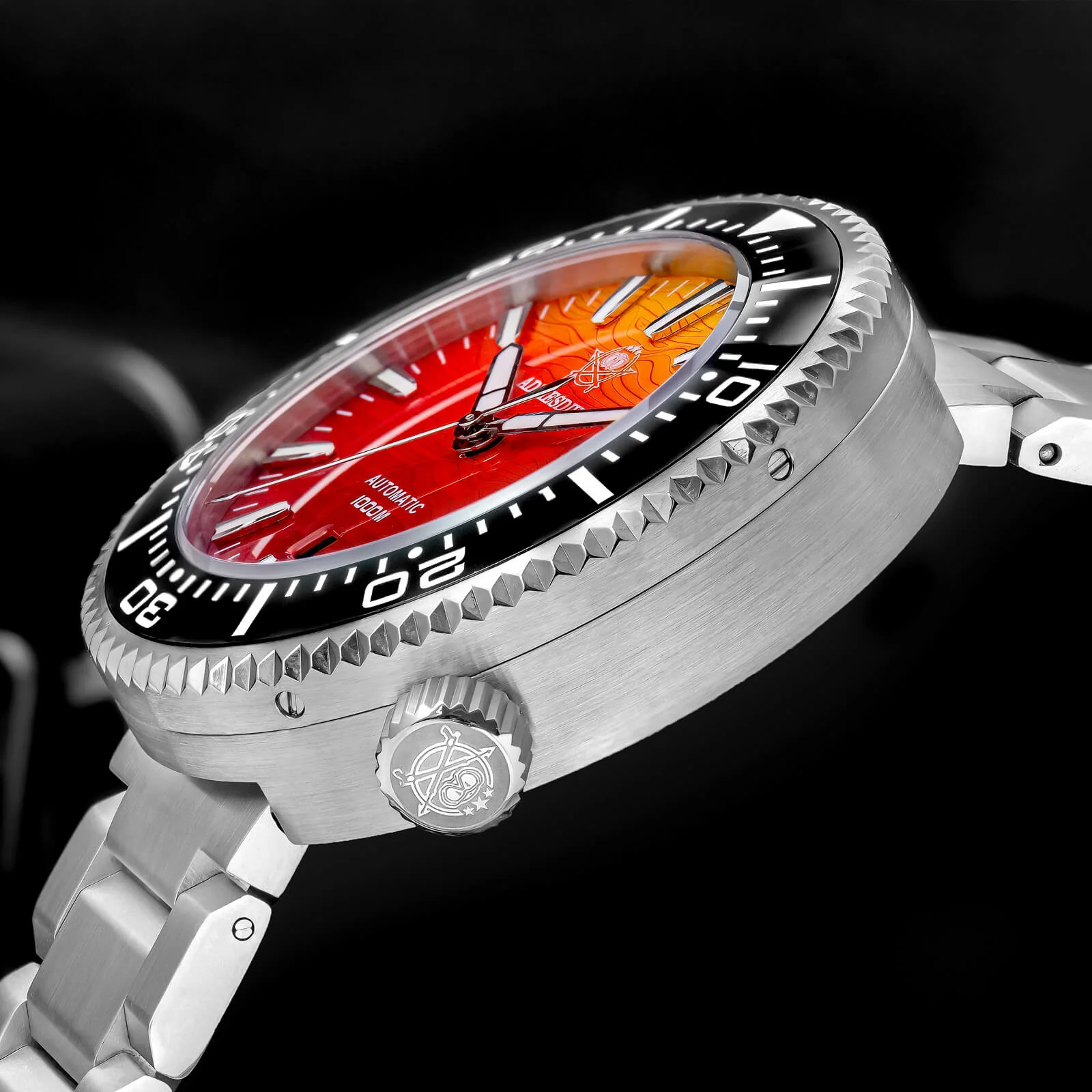 U.S. Warehouse -Addiesdive 46mm Puck Style Diver Watch AD2526 – 1000M Water Resistant, Japan 8215 Automatic - Image 8