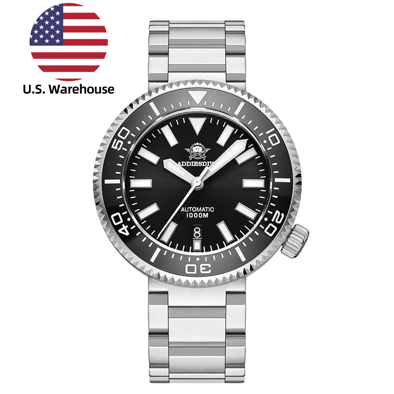U.S. Warehouse -ADDIESDIVE Diver 1000M Professional Diving Watch 45MM (MY-H6)