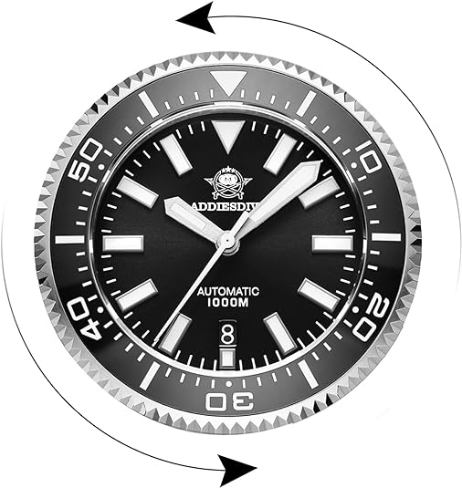 U.S. Warehouse -ADDIESDIVE Diver 1000M Professional Diving Watch 45MM (MY-H6) - Image 2