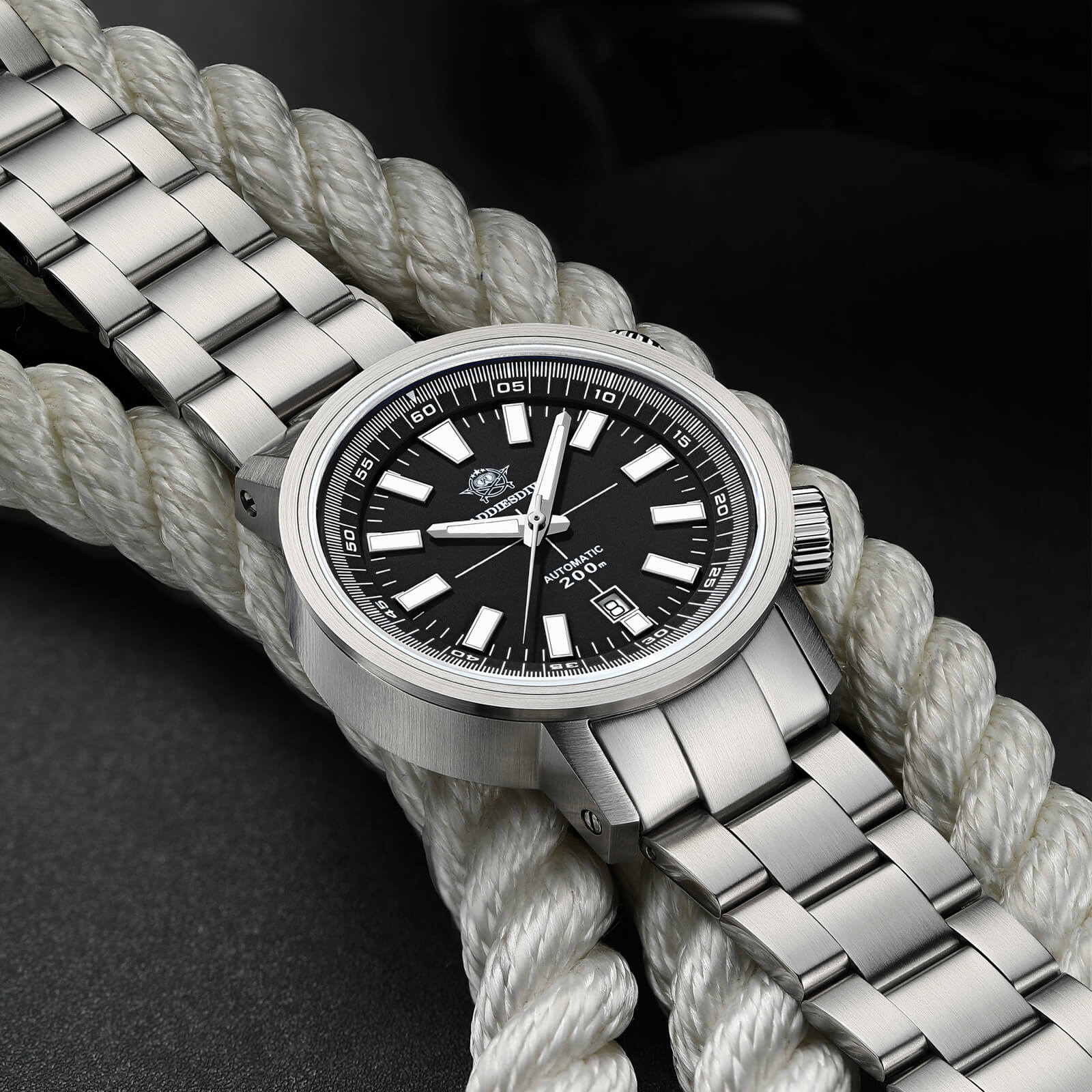 🔥Anniversary Sale🔥Addiesdive Dual Crown Captain Willard 6105 Homage AD2093 - Image 13
