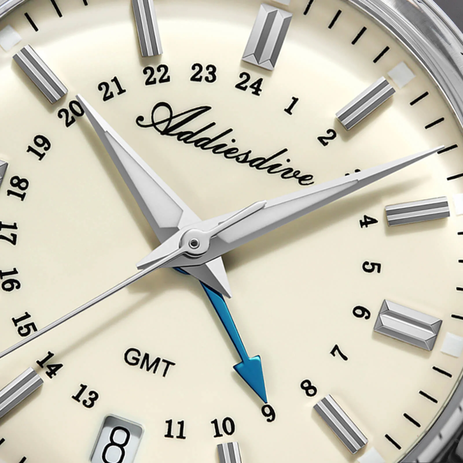 U.S. Warehouse-ADDIESDIVE Elegance Collection GMT Quartz Watch AD2065 - Image 6