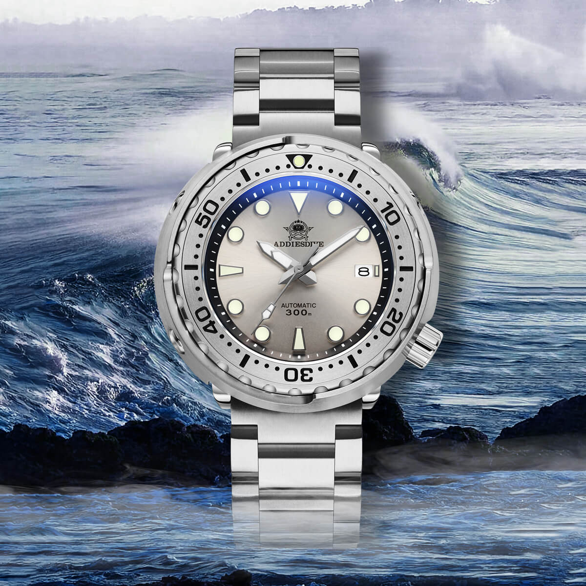 ADDIESDIVE Emperor Tuna 300m Diver Watch （MY-H5C） - Image 3