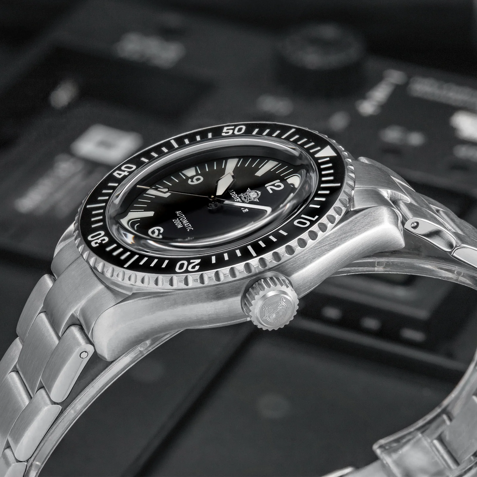 U.S. Warehouse-ADDIESDIVE Sharkmaster 300 Automatic Dive Watch AD2056 - Image 4