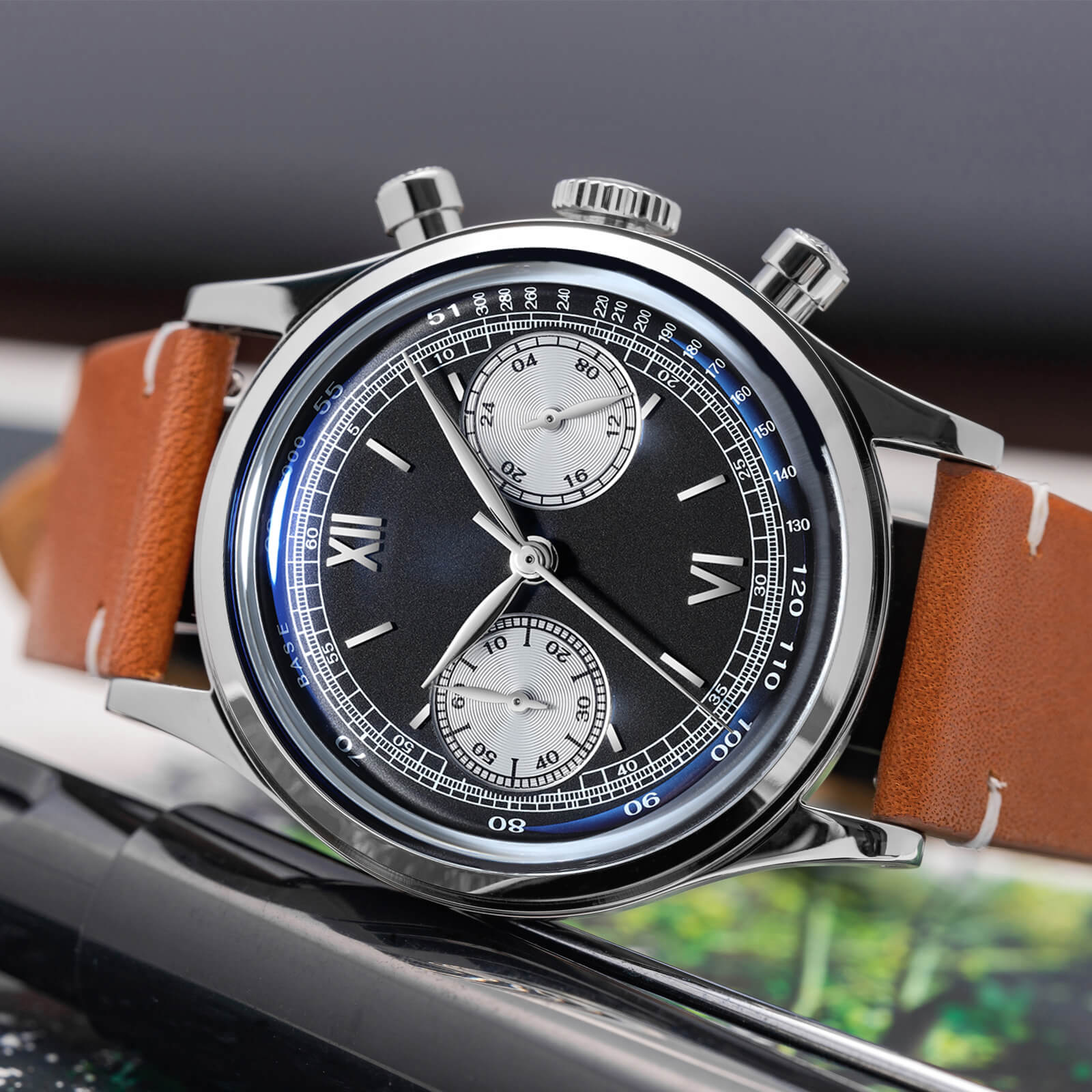 ADDIESDIVE Panda BB Chronograph Retro Men Watch 38mm Quartz Watch, AD2037 - Image 18
