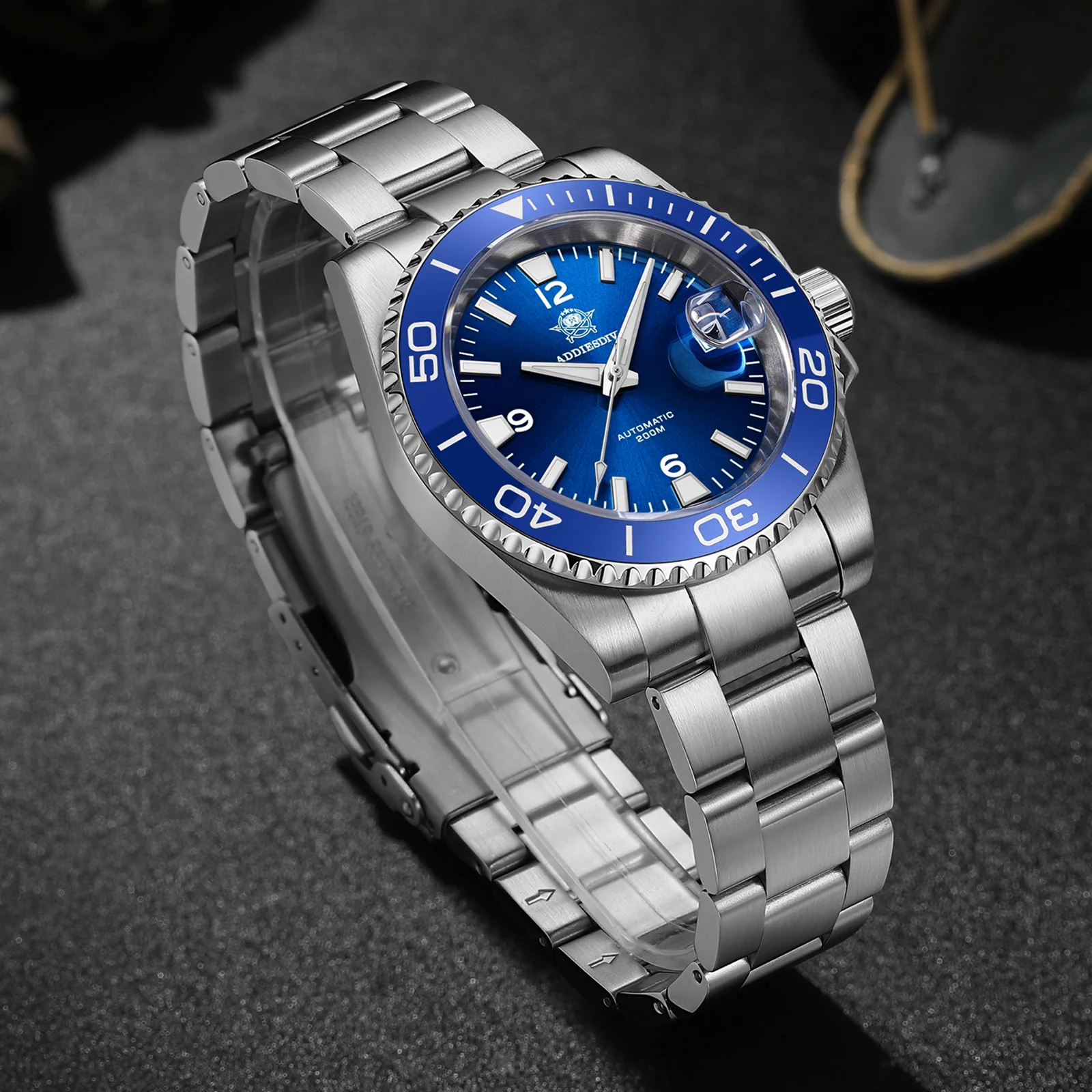 U.S. Warehouse-ADDIESDIVE Retro NH35 Sub Dive Watch AD2085 - Image 13