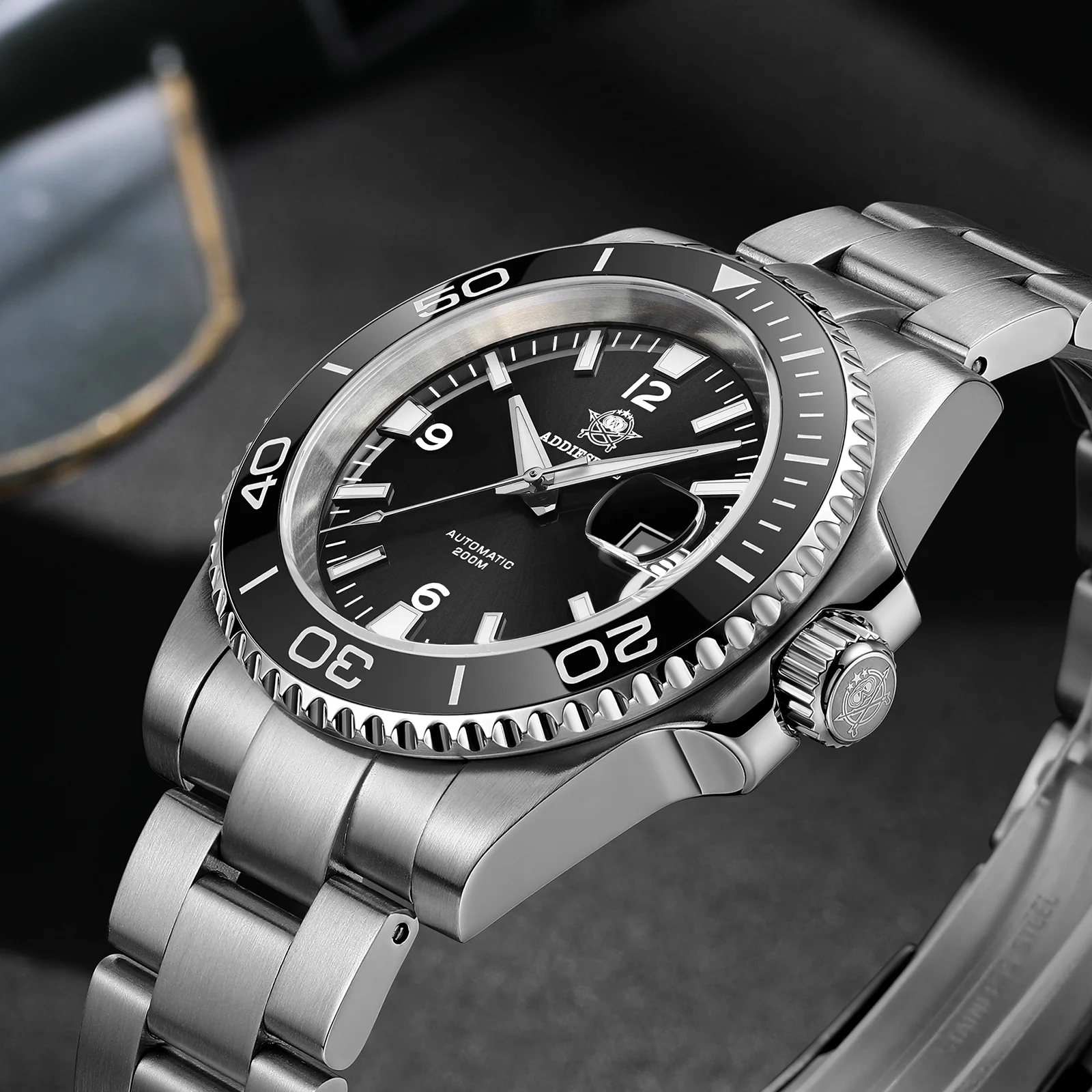 U.S. Warehouse-ADDIESDIVE Retro NH35 Sub Dive Watch AD2085 - Image 9
