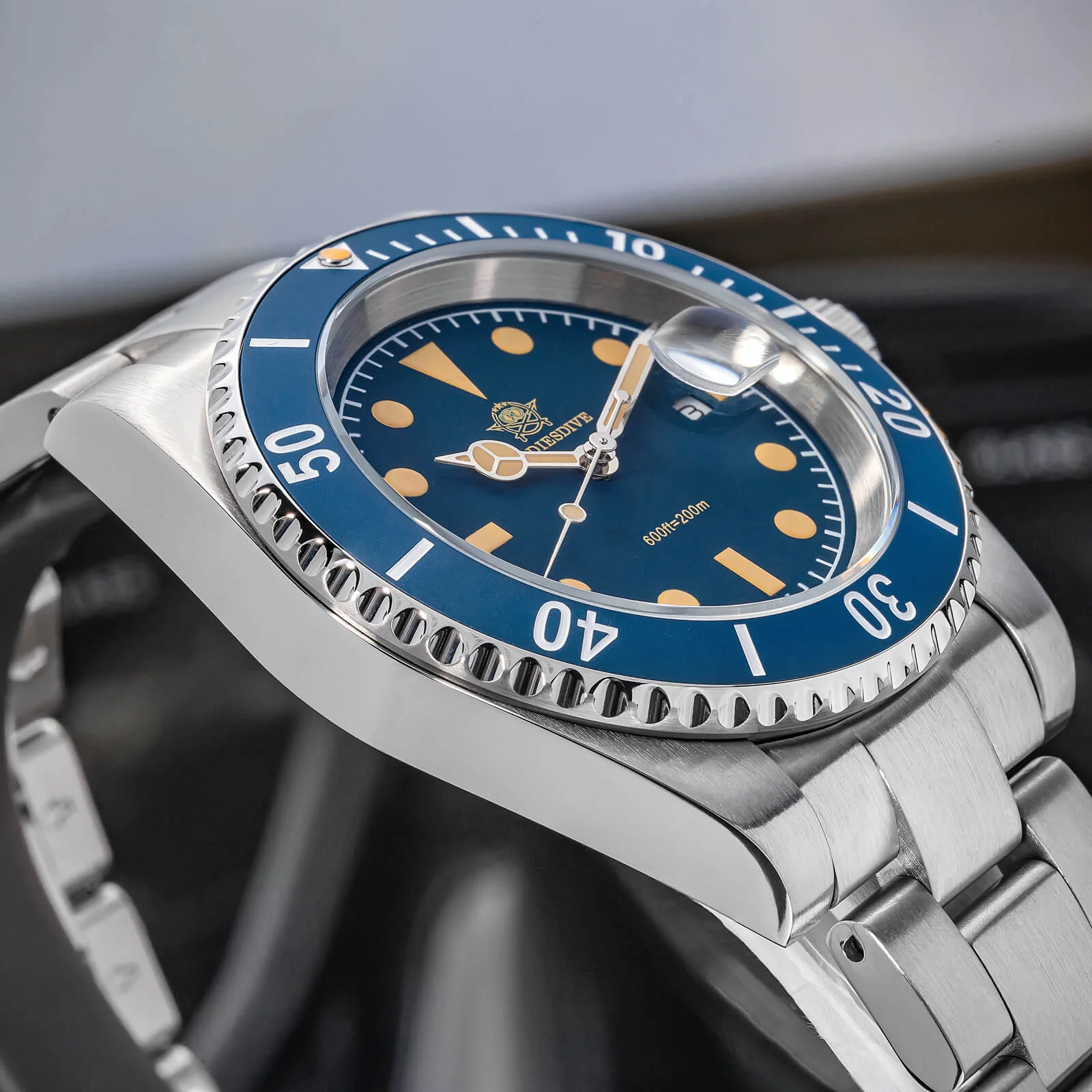 🔥Anniversary Sale🔥ADDIESDIVE 41mm Retro Sub Quartz Watch AD2054 - Image 12