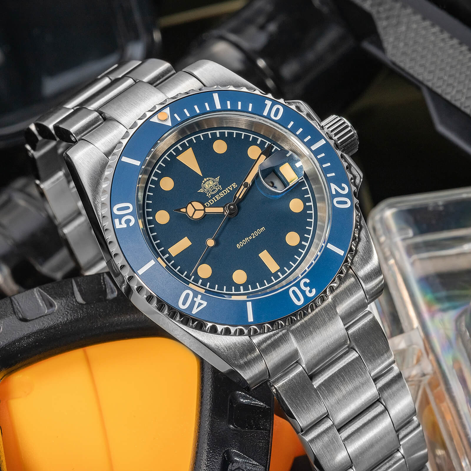 🔥Anniversary Sale🔥ADDIESDIVE 41mm Retro Sub Quartz Watch AD2054 - Image 14