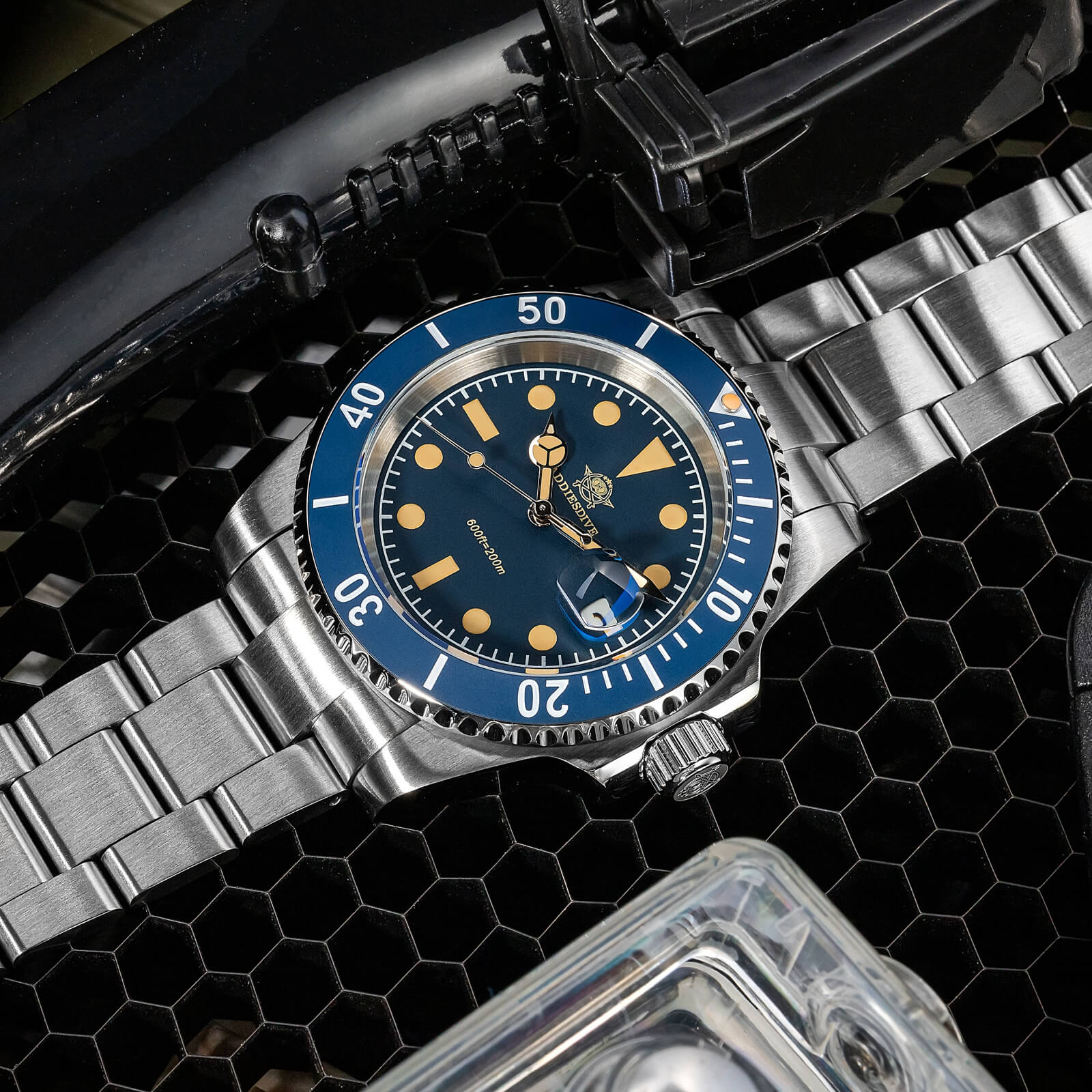 🔥Anniversary Sale🔥ADDIESDIVE 41mm Retro Sub Quartz Watch AD2054 - Image 16