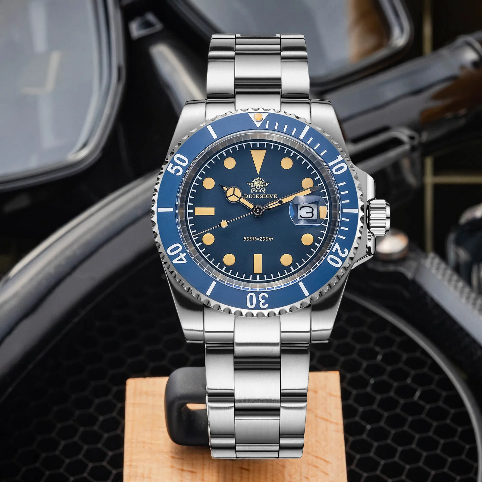🔥Anniversary Sale🔥ADDIESDIVE 41mm Retro Sub Quartz Watch AD2054 - Image 17