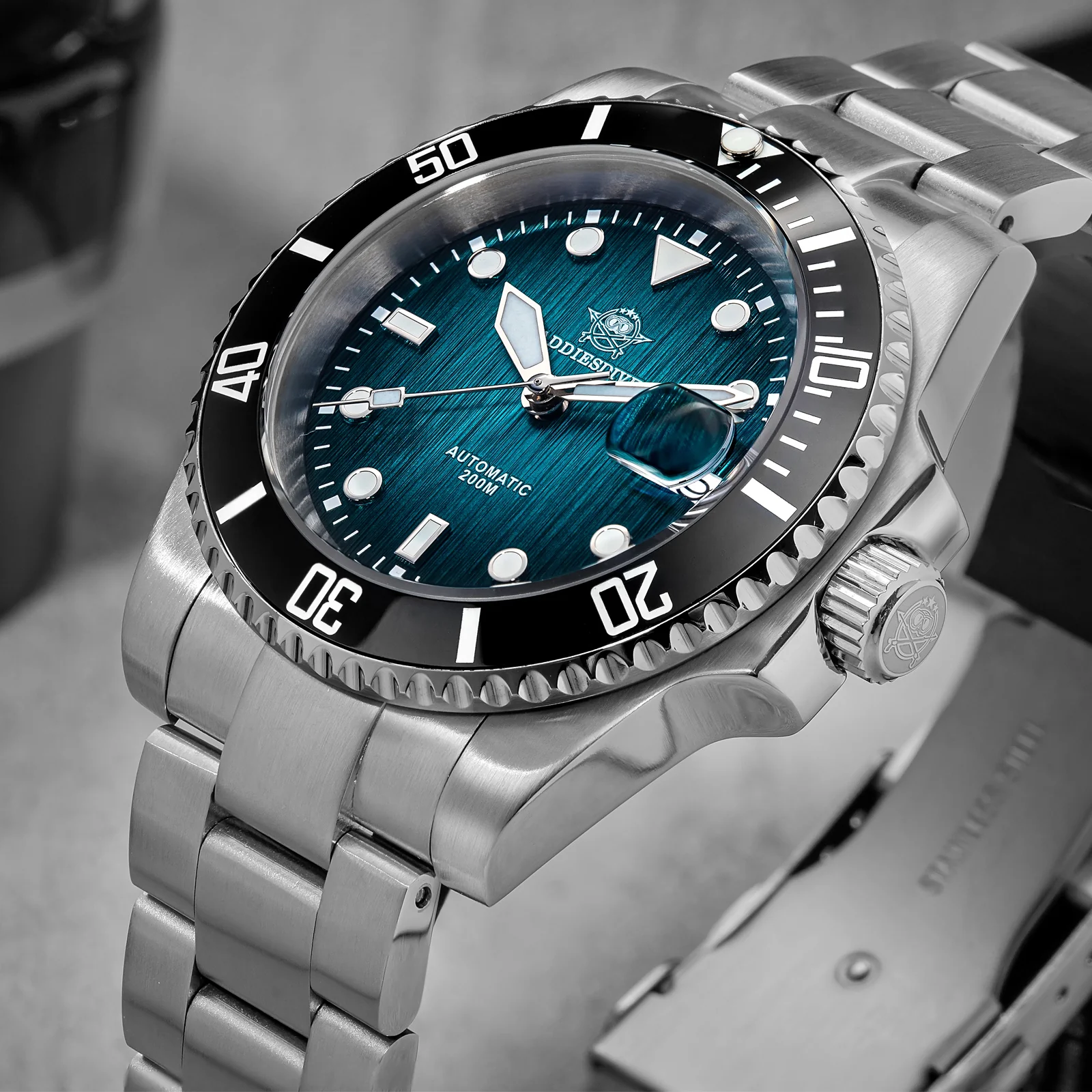 U.S. Warehouse -ADDIESDIVE Stainless Steel Sub Dive Watch AD2078 - Image 20