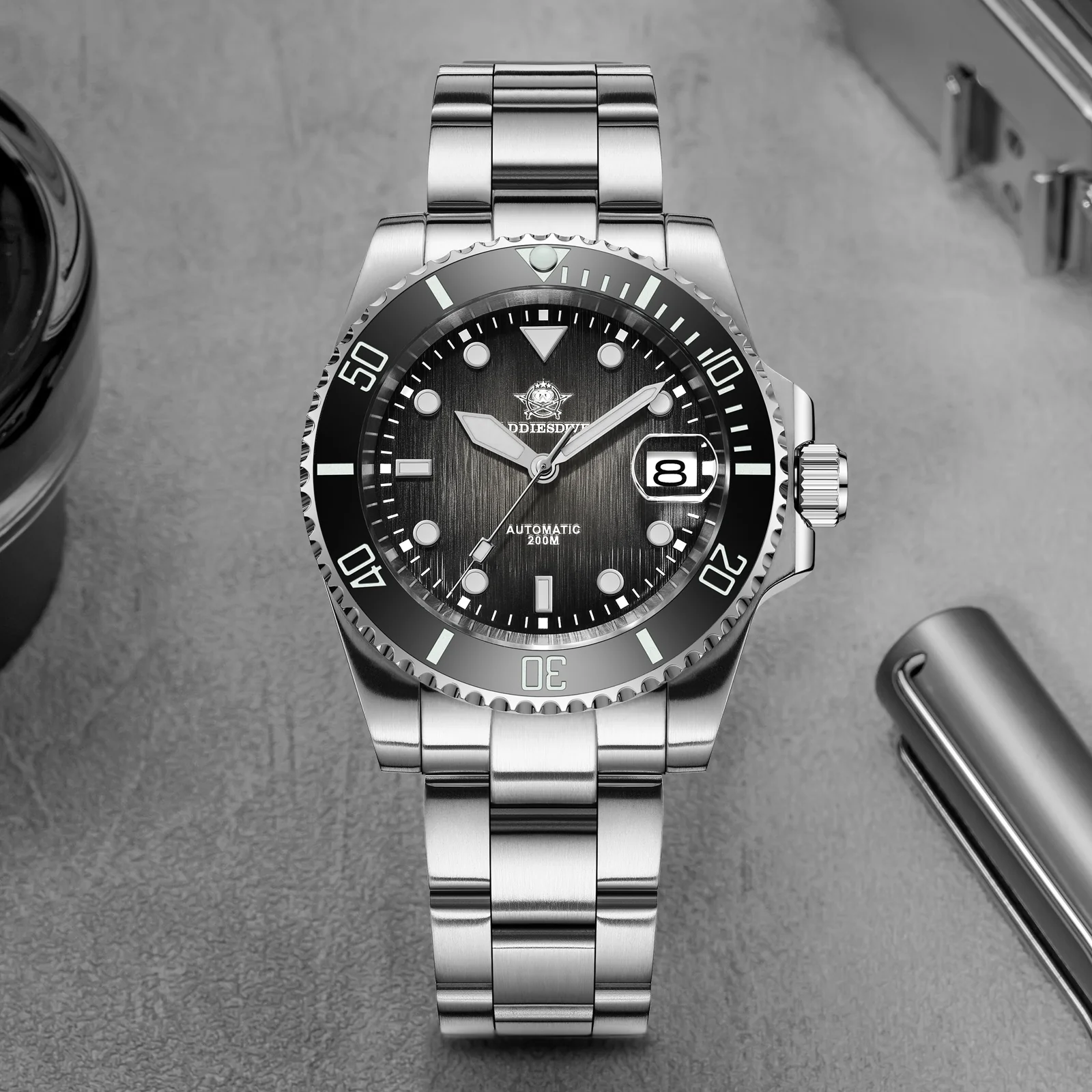 U.S. Warehouse -ADDIESDIVE Stainless Steel Sub Dive Watch AD2078 - Image 30