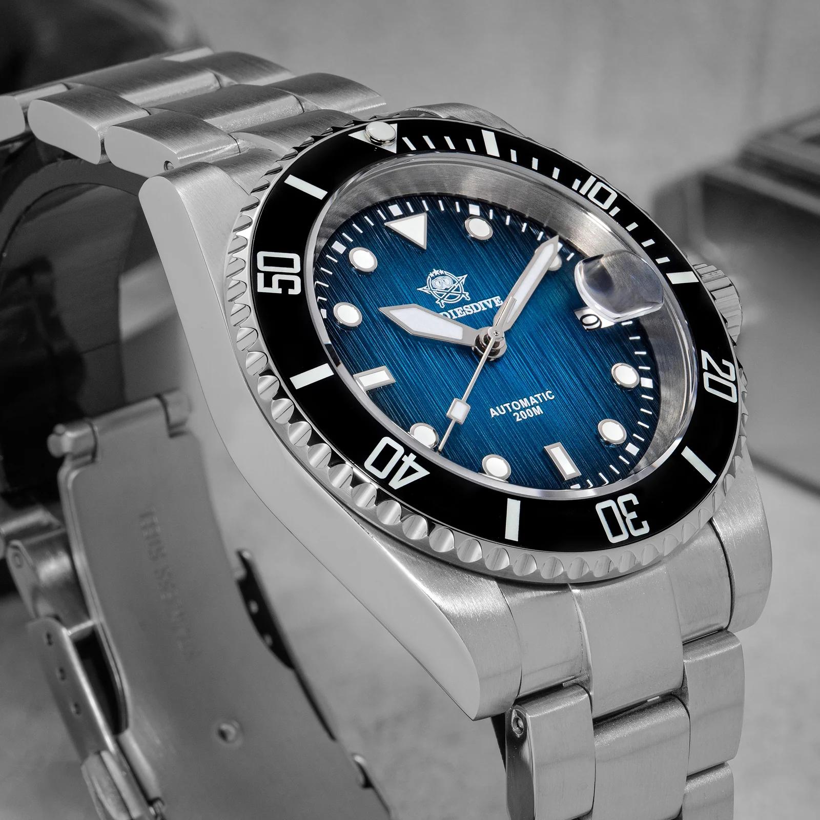 U.S. Warehouse -ADDIESDIVE Stainless Steel Sub Dive Watch AD2078 - Image 4