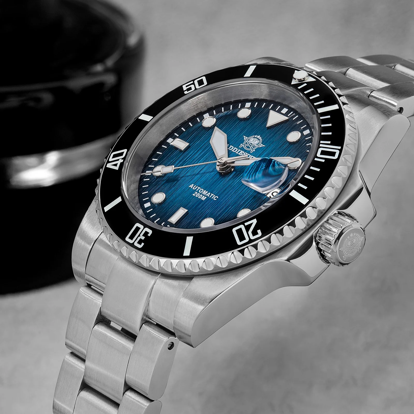 U.S. Warehouse -ADDIESDIVE Stainless Steel Sub Dive Watch AD2078 - Image 5