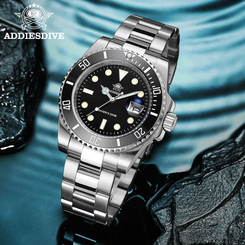 U.S. Warehouse -ADDIESDIVE Sub Quartz Watch Diver's 200M （H3QZ） - Image 11