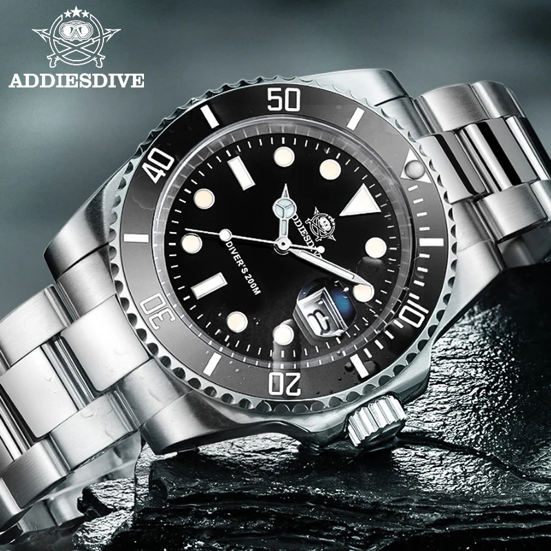 U.S. Warehouse -ADDIESDIVE Sub Quartz Watch Diver's 200M （H3QZ） - Image 9