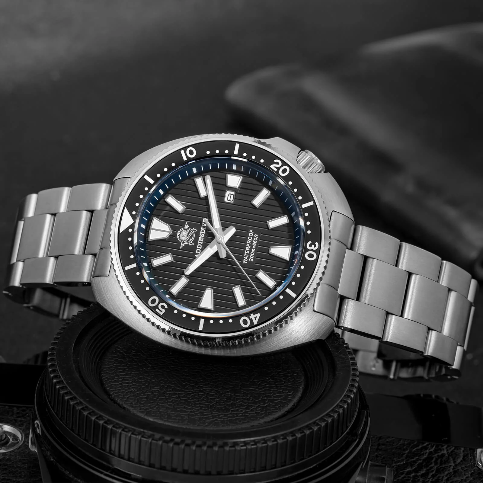 Addiesdive Turtle Quartz Diver Men Watch AD2507 - Image 6