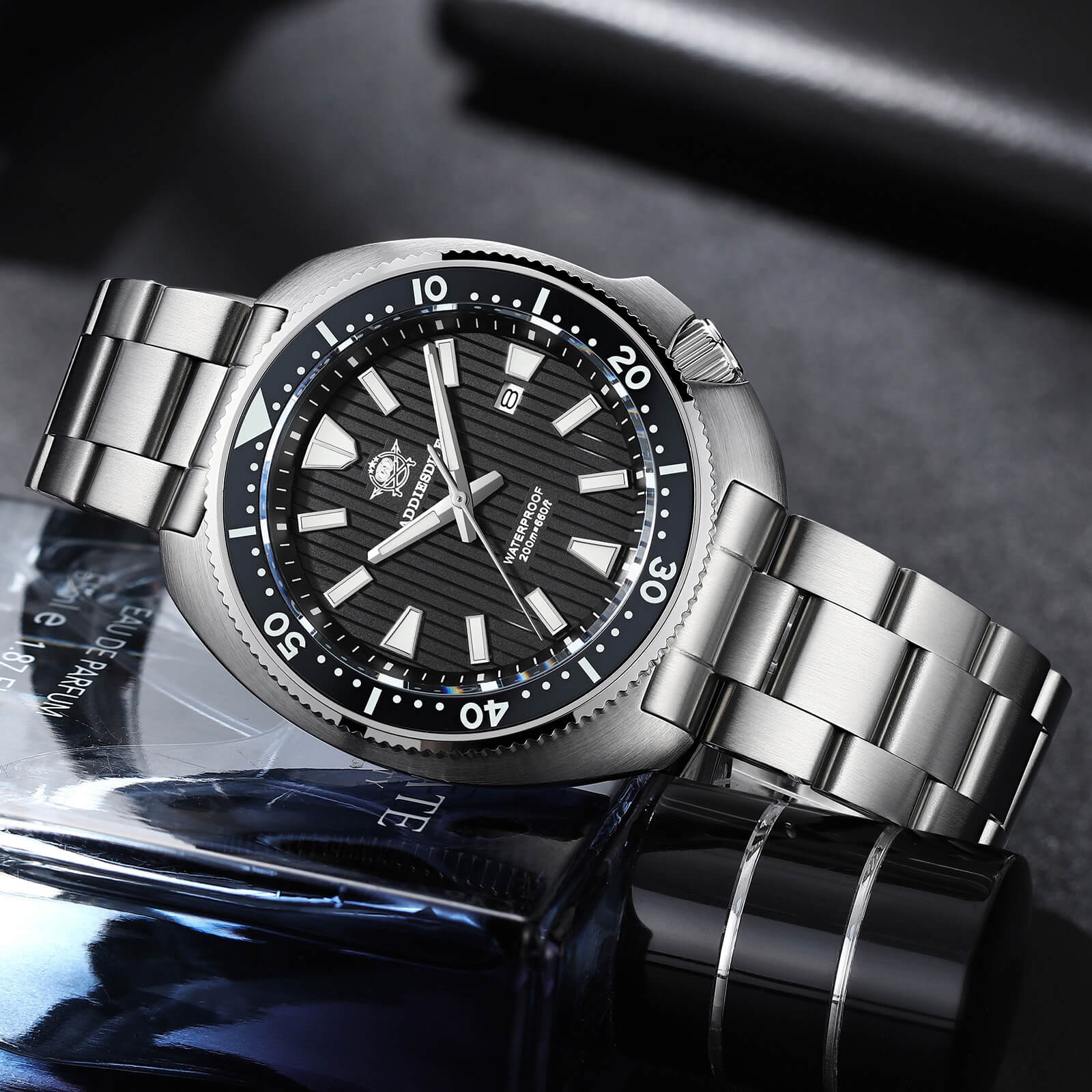 Addiesdive Turtle Quartz Diver Men Watch AD2507 - Image 7