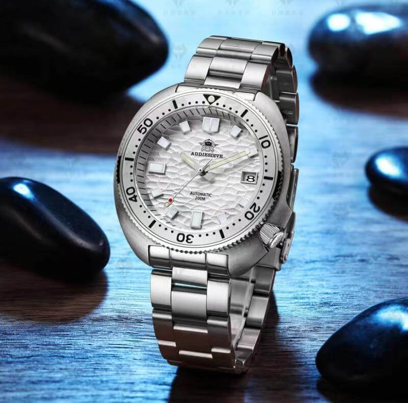 U.S. Warehouse -ADDIESDIVE®Turtle White Automatic Dive Watch 1970 Captain Willard Homage ( AD2117) - Image 6