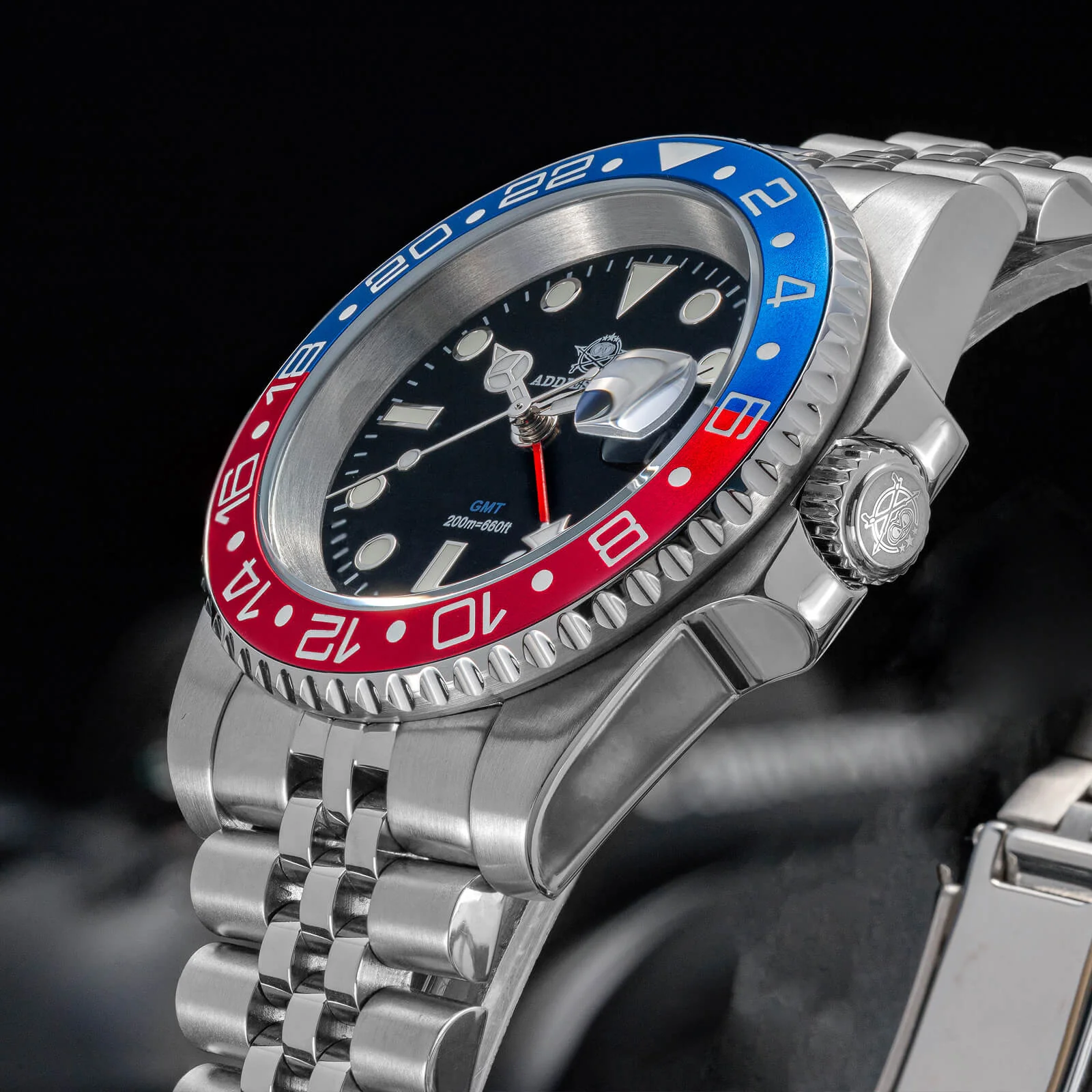 U.S. Warehouse -ADDIESDIVE Water Ghost Luxury Dive Watch GMT Quartz Watch AD2050-with Calendar - Image 21