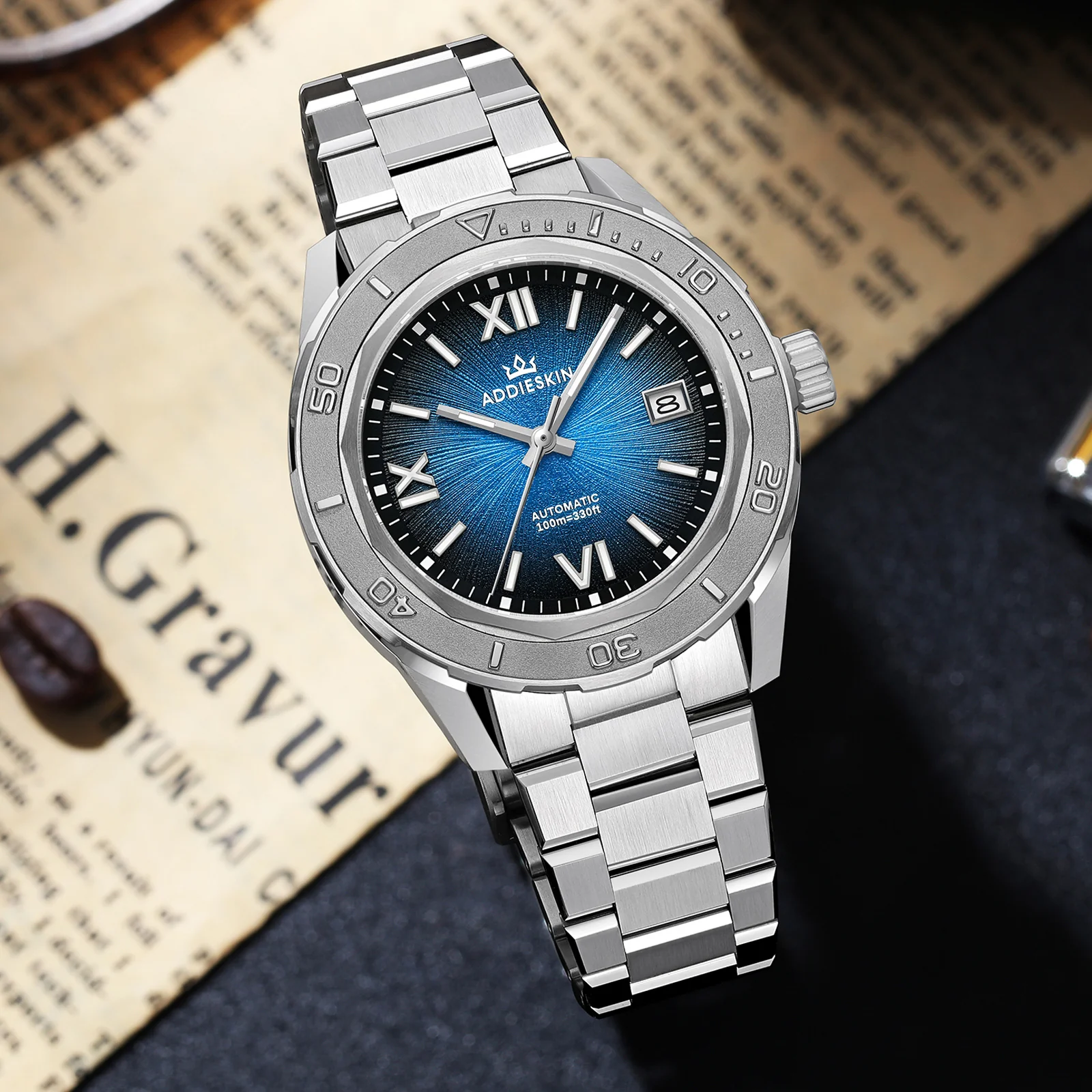 AddiesKIN K002 “Urban Mechanica” Automatic 9015 Men’s Watch - Image 8